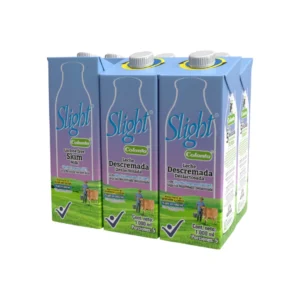 Paquete de Leche UHT Deslactosada Descremada Colanta Caja X 1000 ml 6 U
